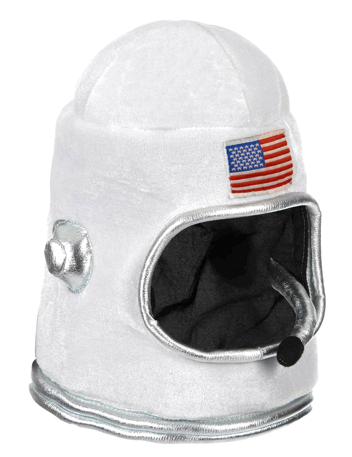 Vue de trois-quarts du casque astronaute pour adulte