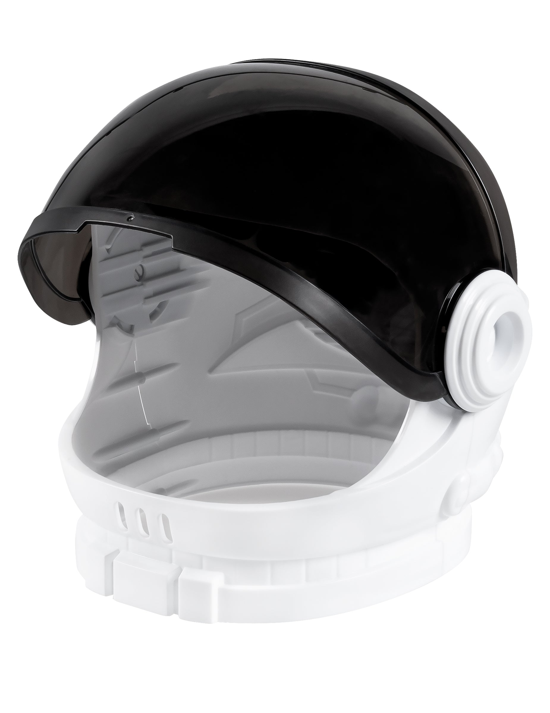 Visière relevée du casque astronaute pour adulte blanc