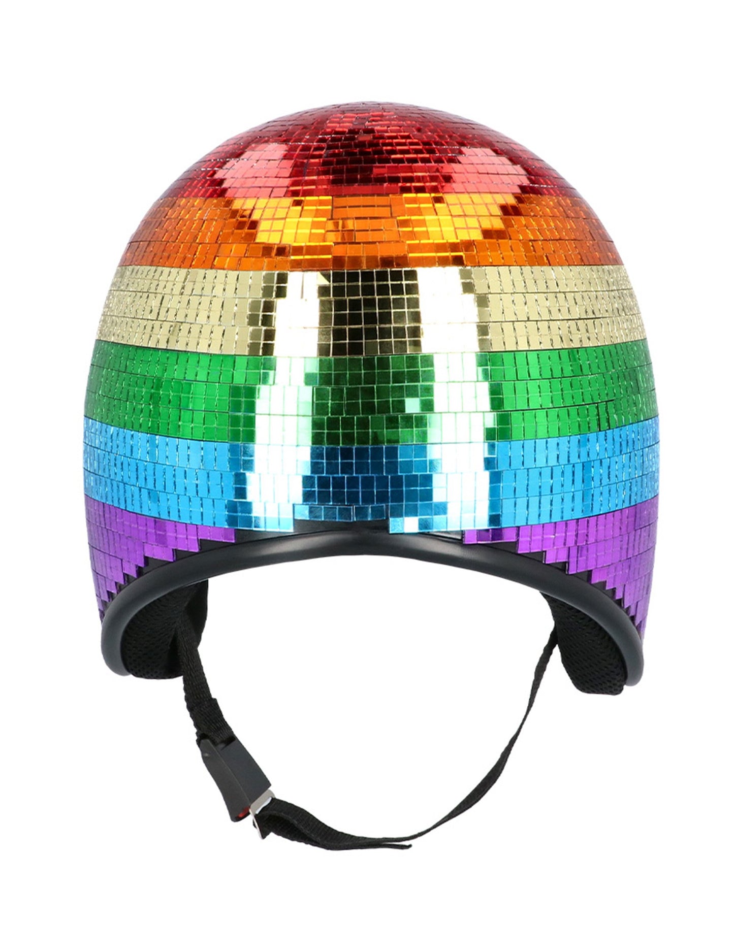 Mavrična disko krogla čelada za odrasle 