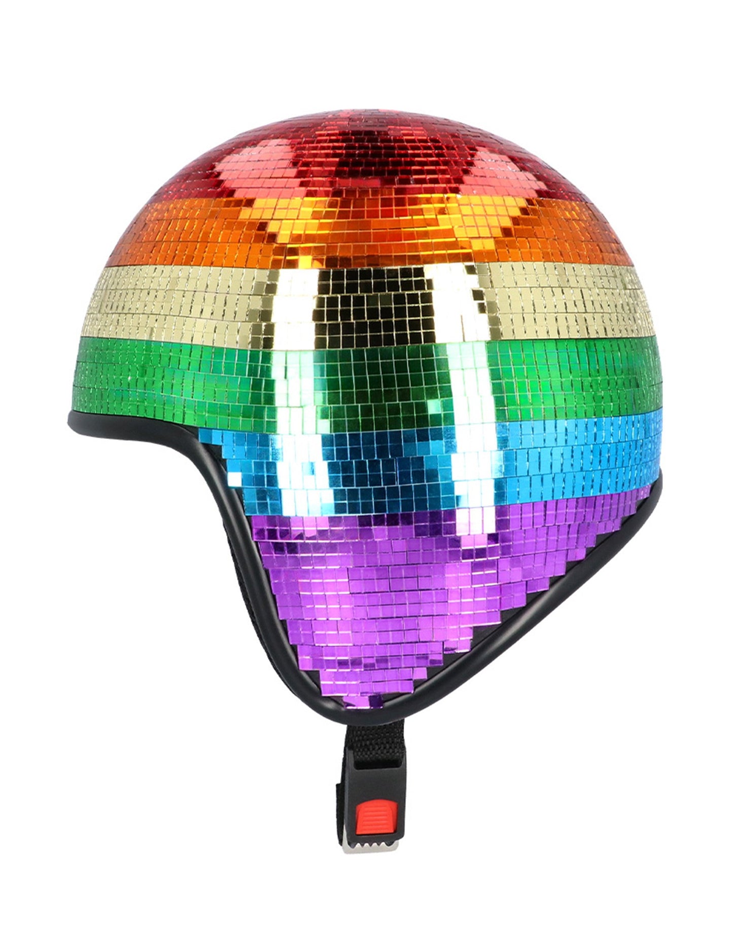 Mavrična disko krogla čelada za odrasle 