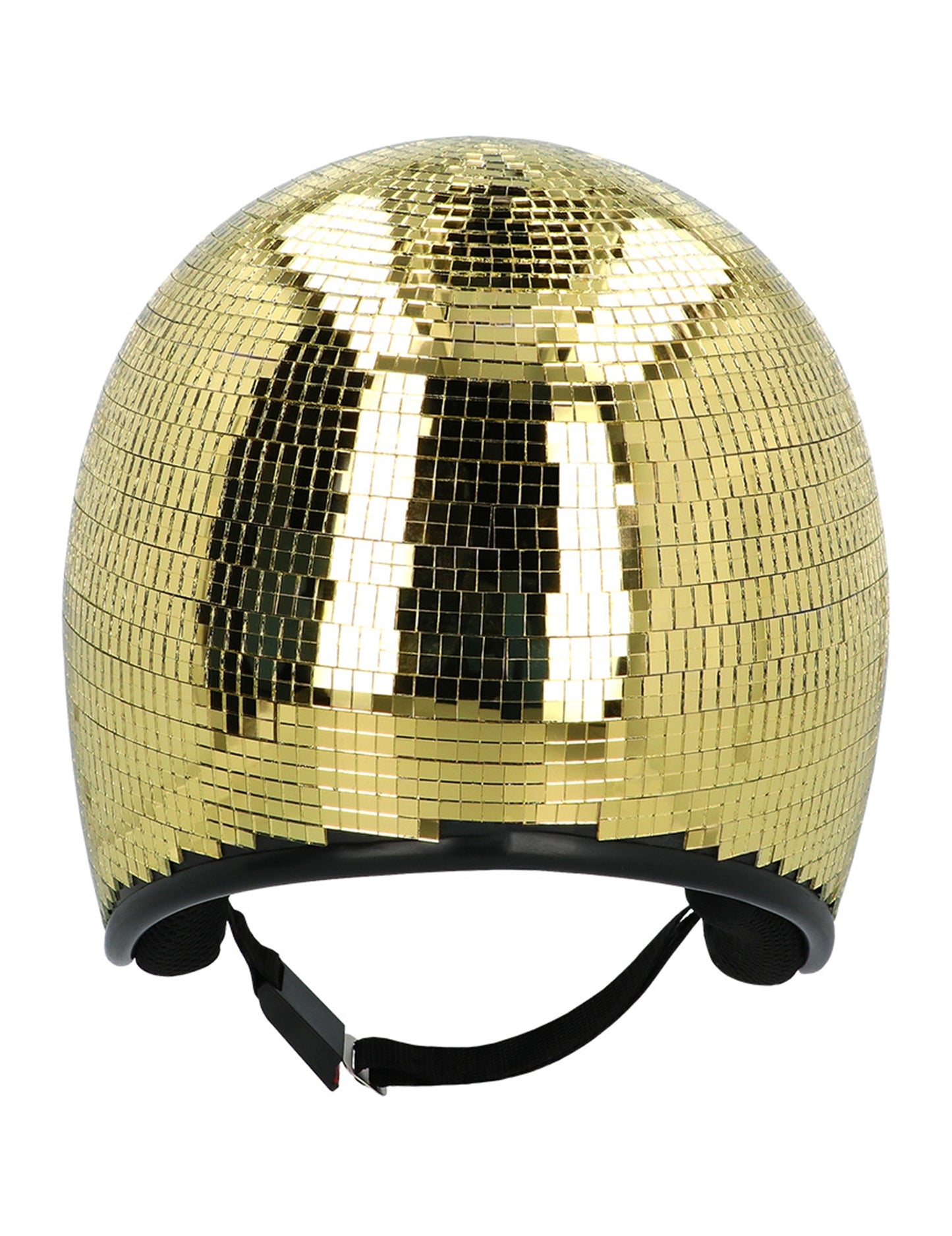 čelada za odrasle z zlato disko kroglo