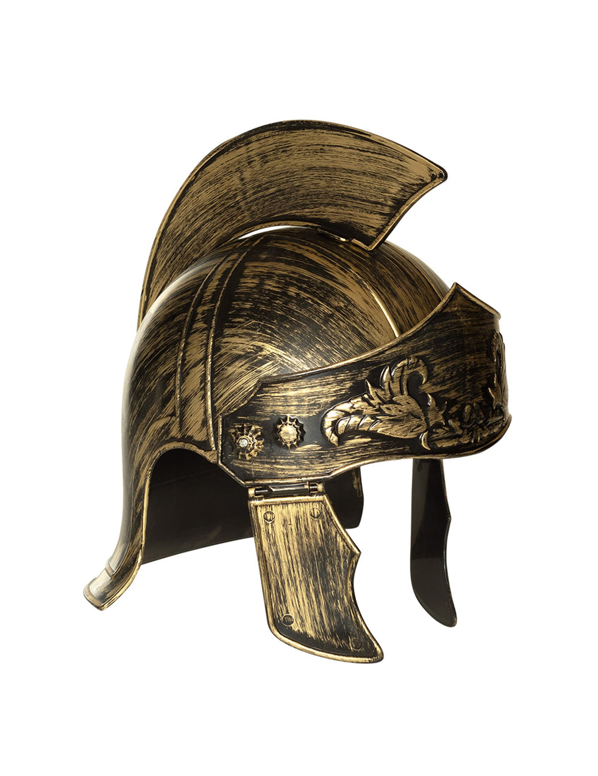 Vue de profil du casque centurion romain pour adulte