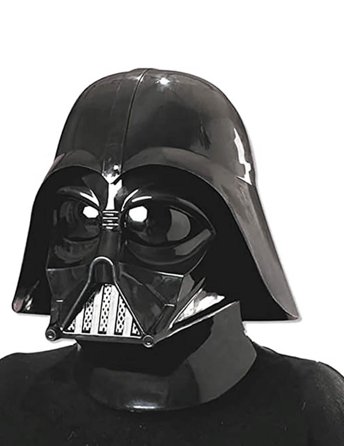 Pogled od spredaj na zbirateljsko čelado Darth Vader Star Wars