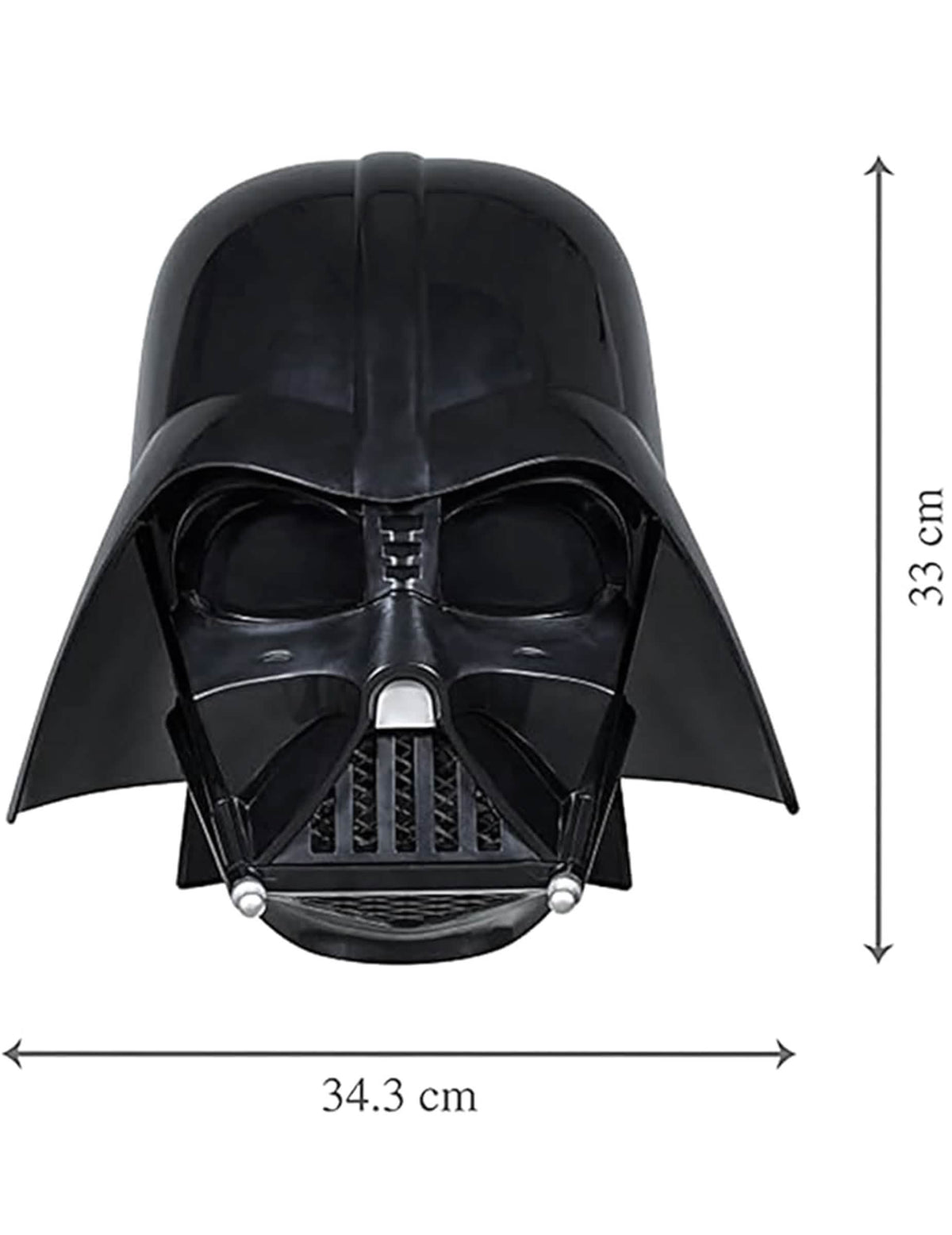 Dimenzije zbirateljske čelade Vojvoda Vader Star Wars