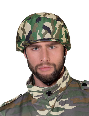 Kamuflaža z vojaško čelado