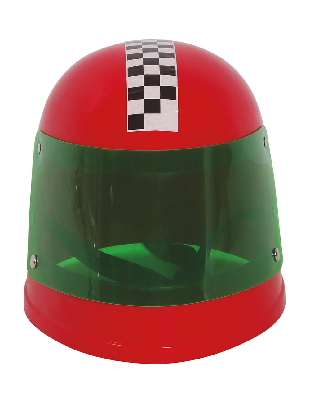 Vue de face du casque de pilote de formule 1 pour enfant