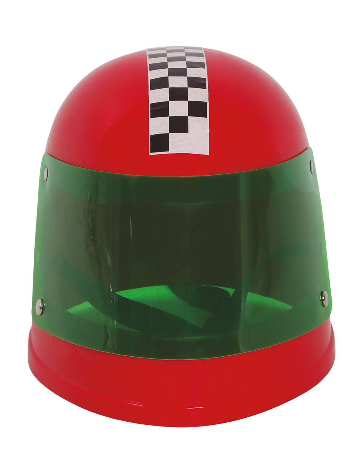 Vue de face du casque de pilote de formule 1 pour enfant