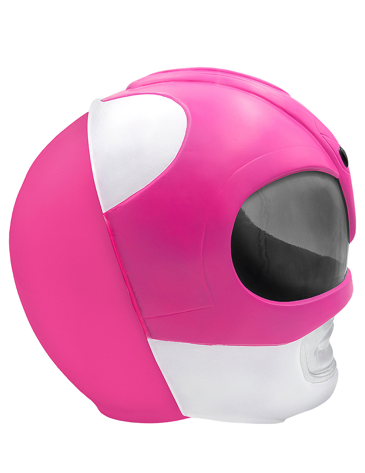 Vue de profil du casque Power Ranger pour adulte