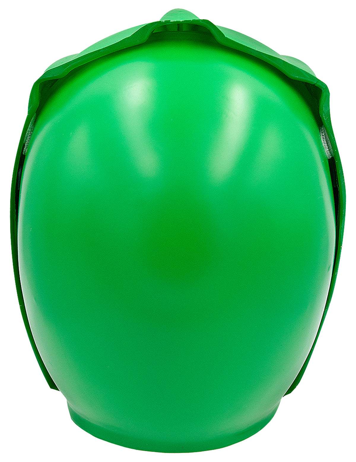 Vue de dos du casque Power Ranger pour adulte vert