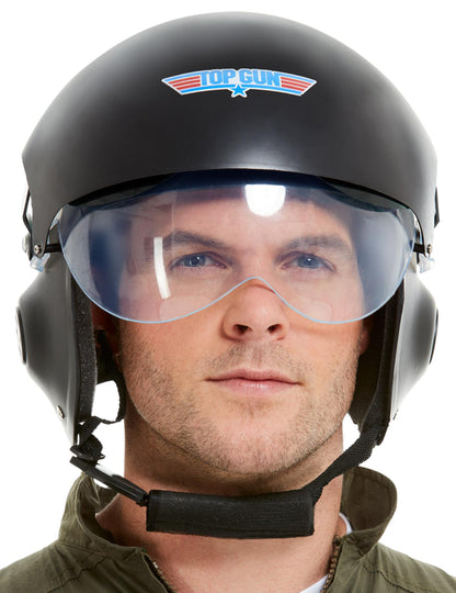 Top Gun Deluxe Črna čelada za odrasle