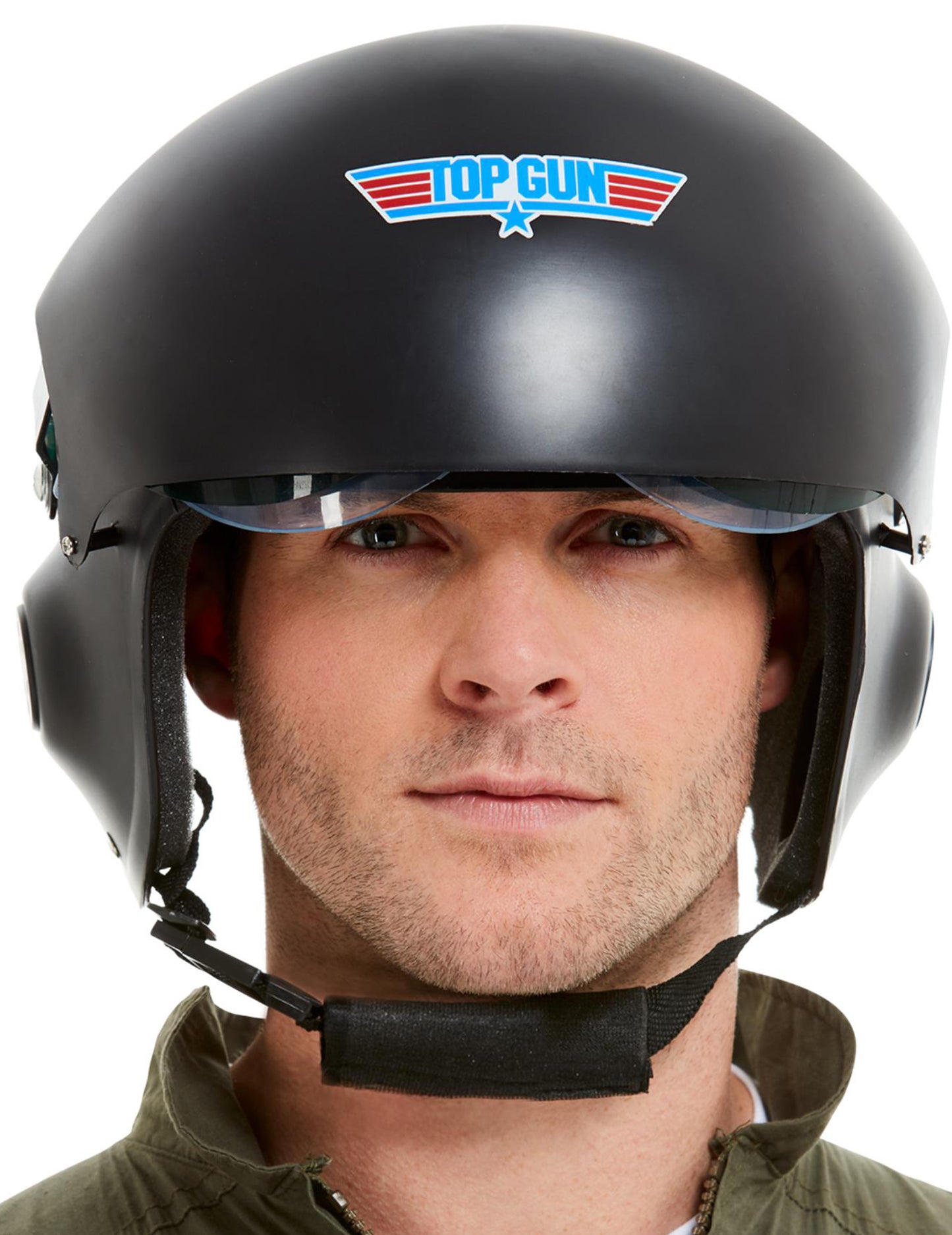 Top Gun Deluxe Črna čelada za odrasle
