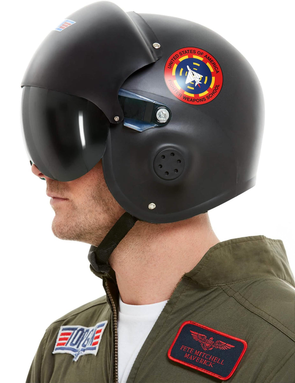 Pogled s strani na čelado Top Gun™ Deluxe