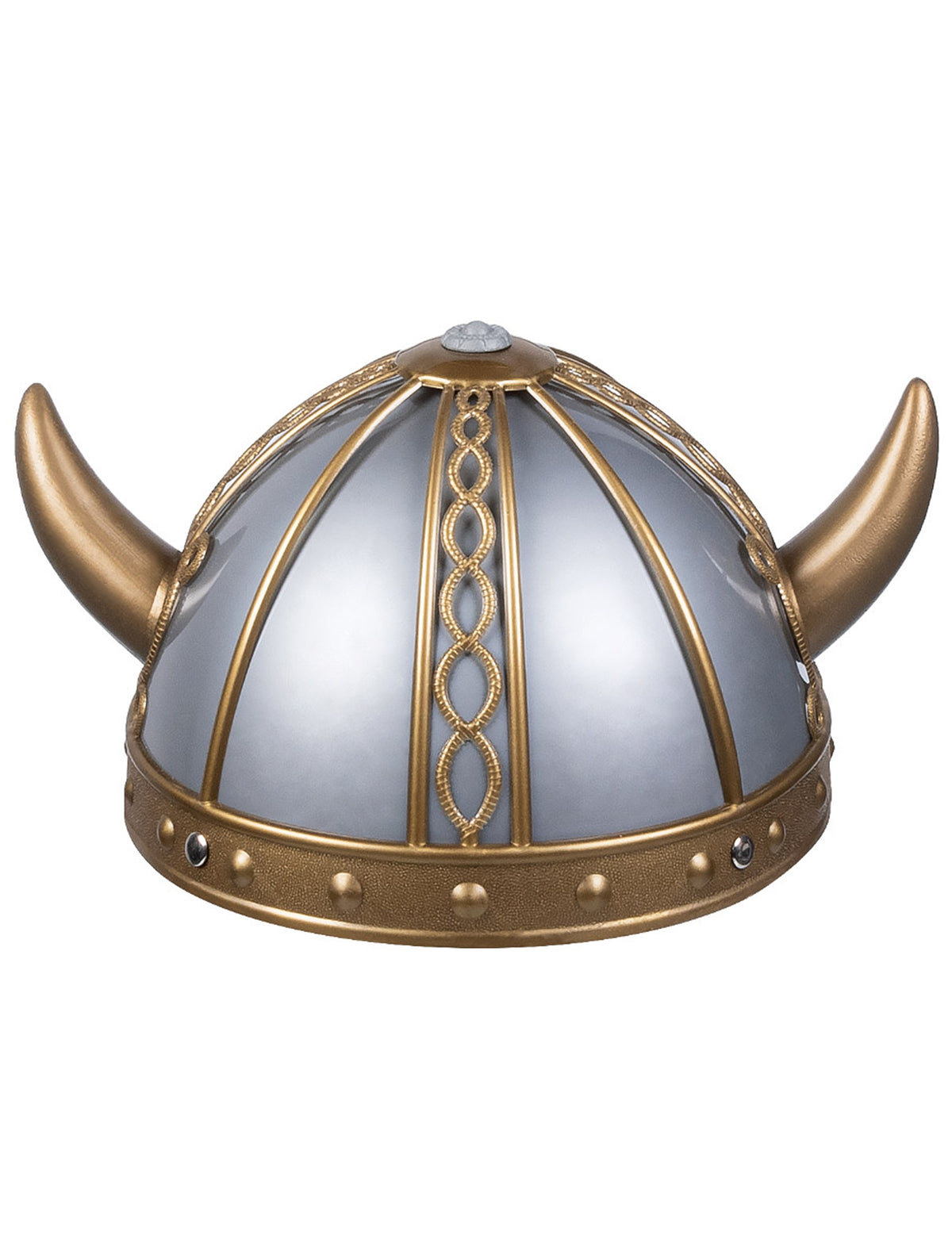 Vue de face du casque viking pour enfant