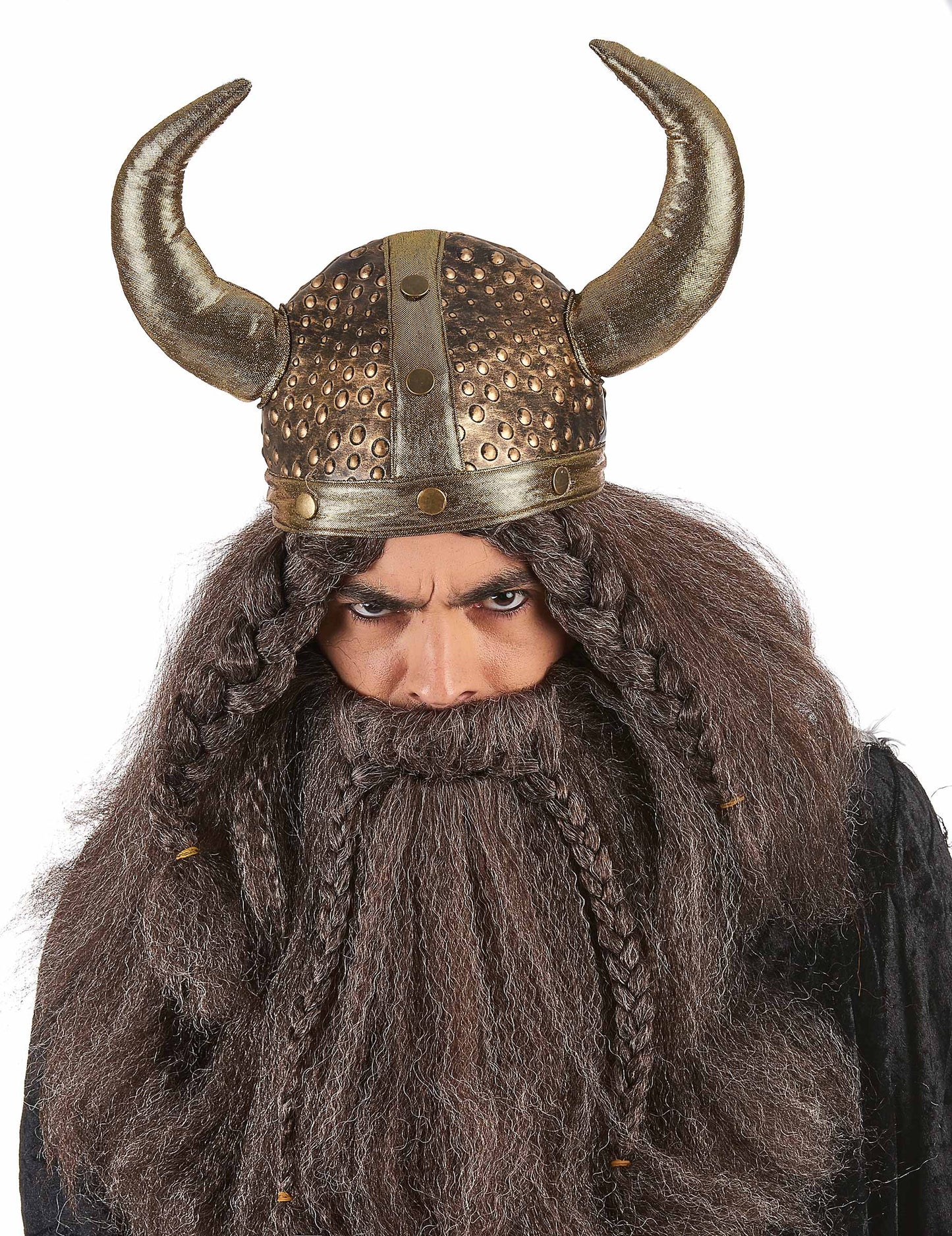 Čelada za odrasle kovinske vikinge