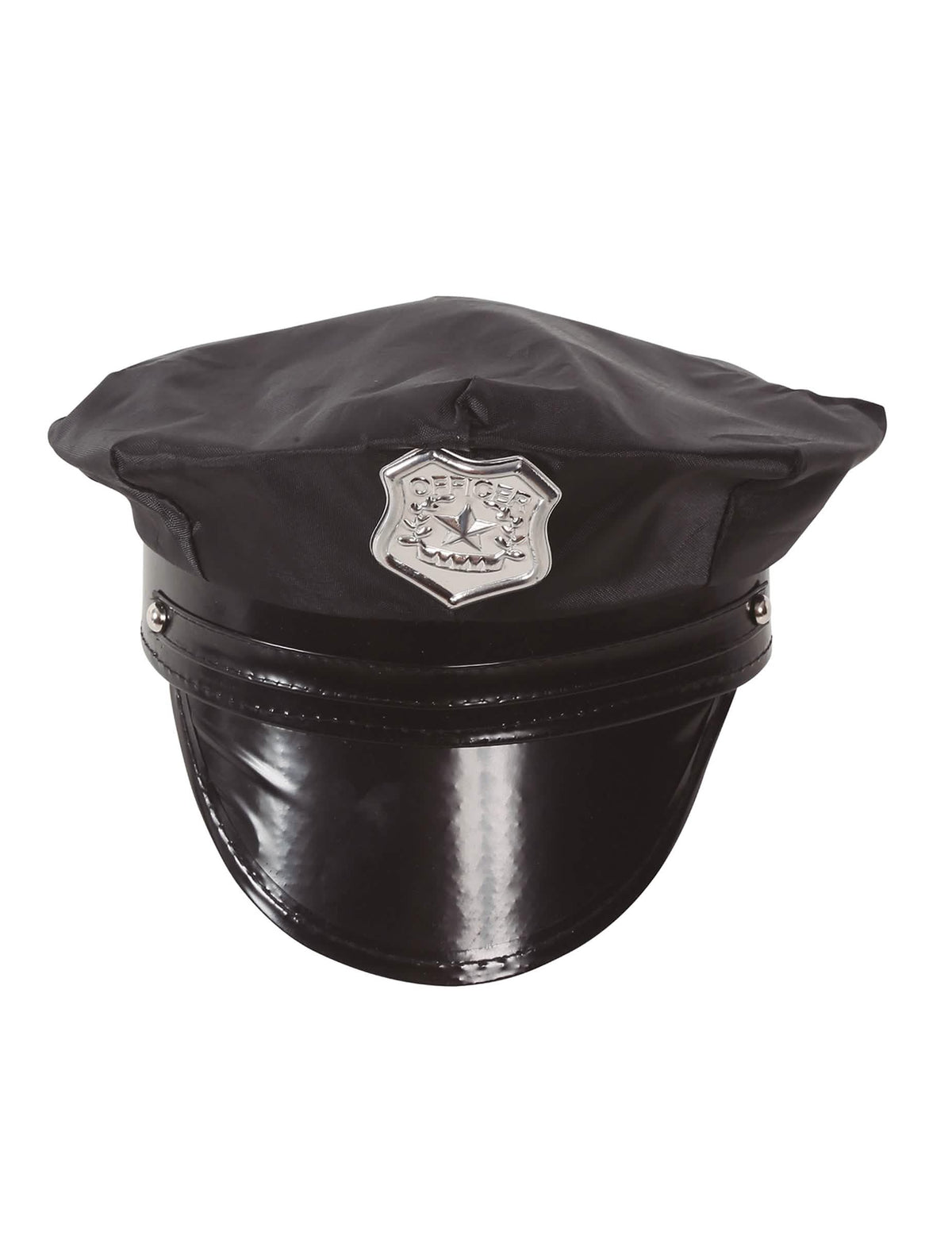 Pogled od spredaj na policijsko kapo za otroka