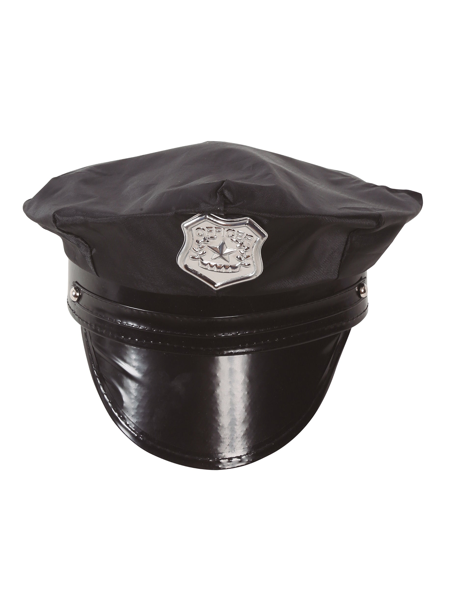 Vue de face de la casquette de policier pour enfant