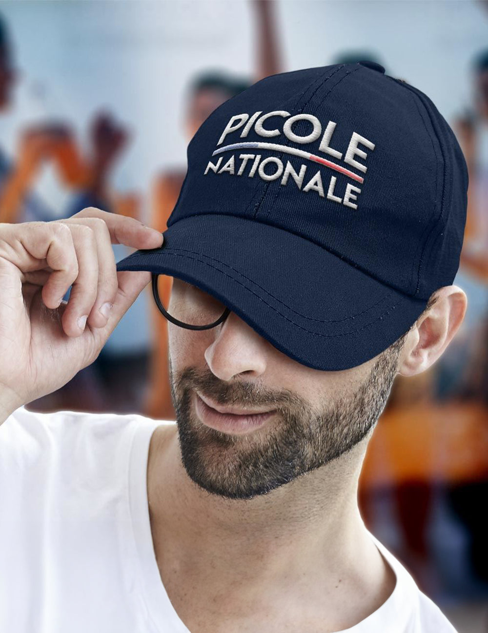 Casquette picole nationale pour adulte bleu marine