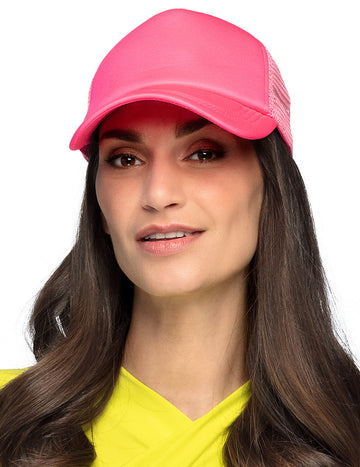 Fluorescentna roza kapa za odrasle