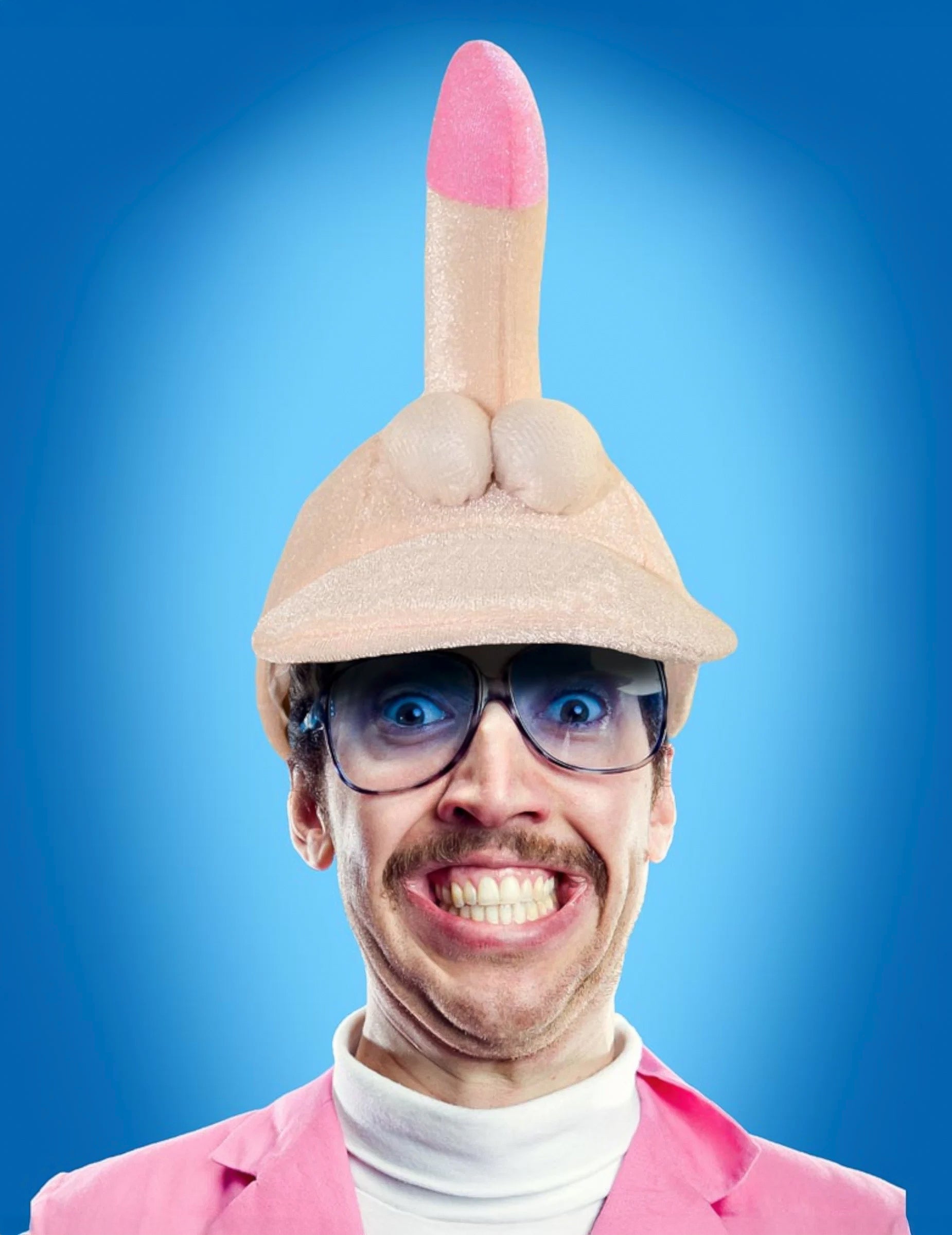 Zizi kapa za odrasle v barvi mesa in roza