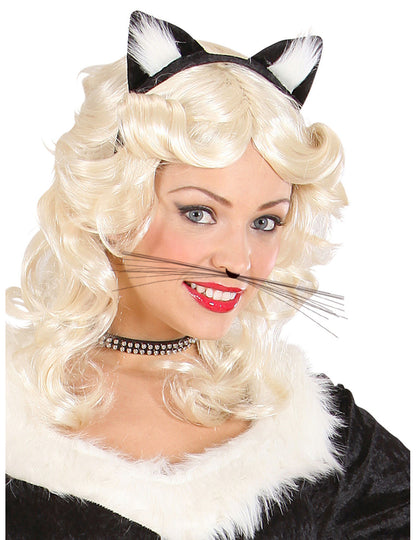 Črna mačja brka za odrasle