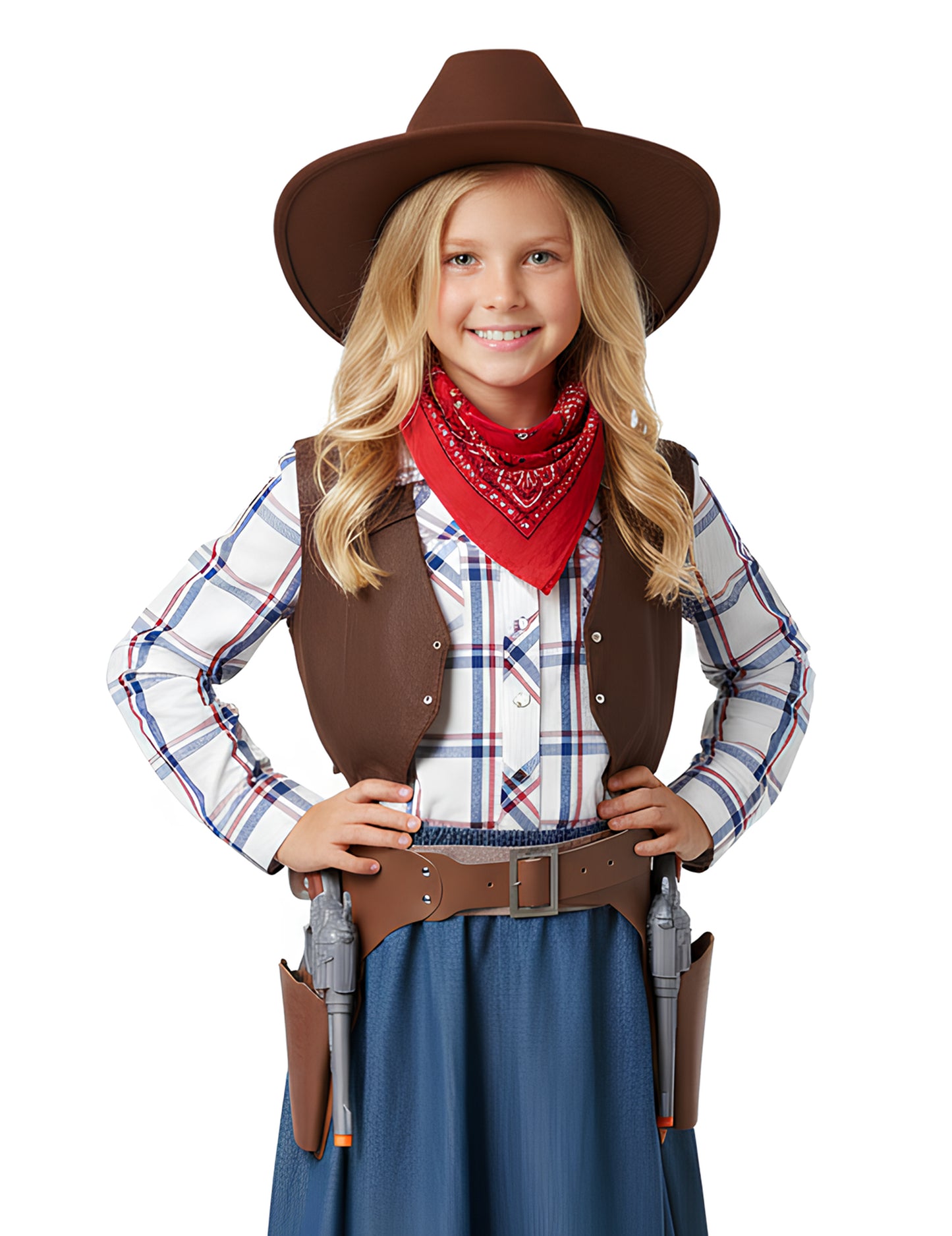 Kavbojski pas s tokom in dvema pištolama