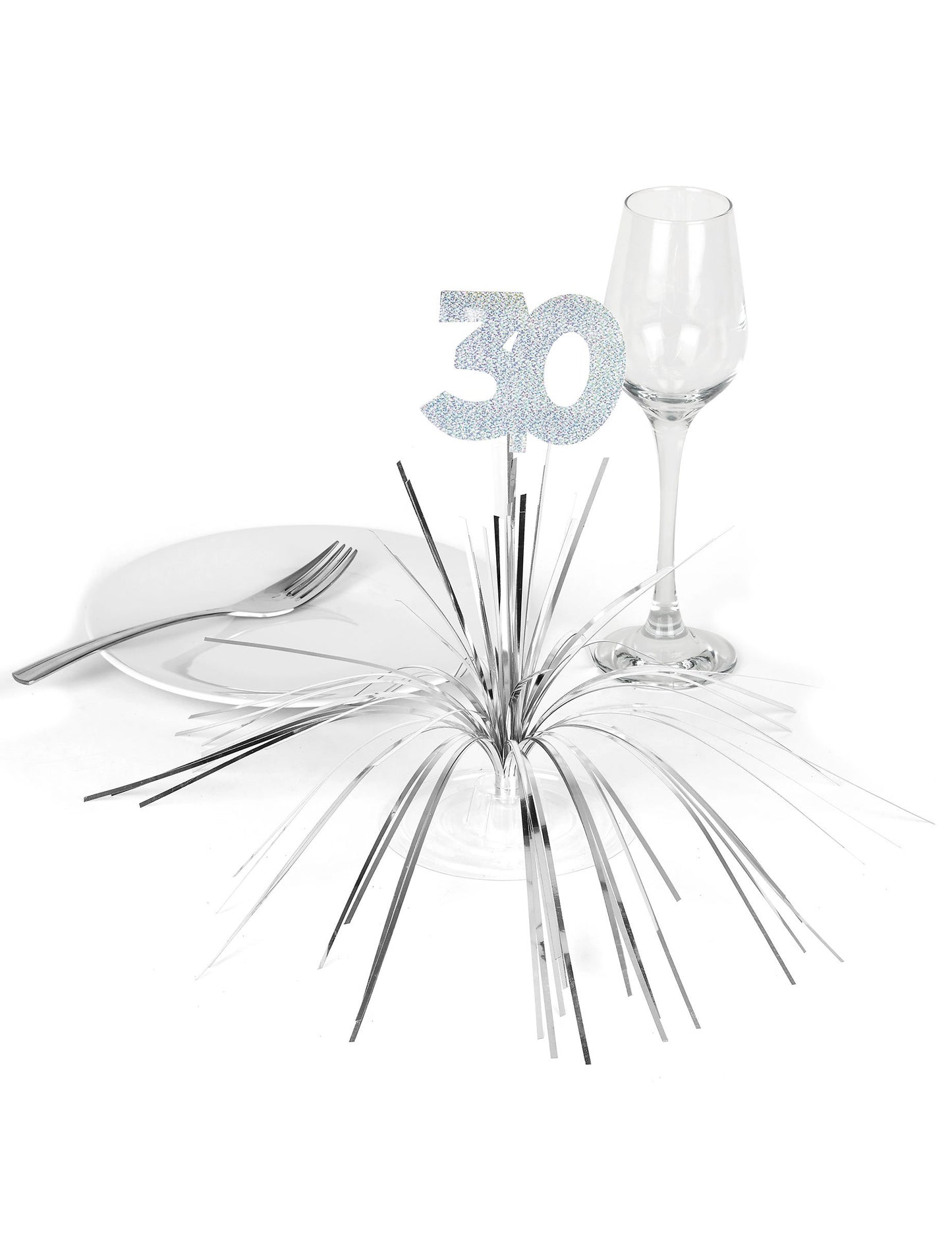 Mise en situation avec vaisselle du centre de table 30 ans