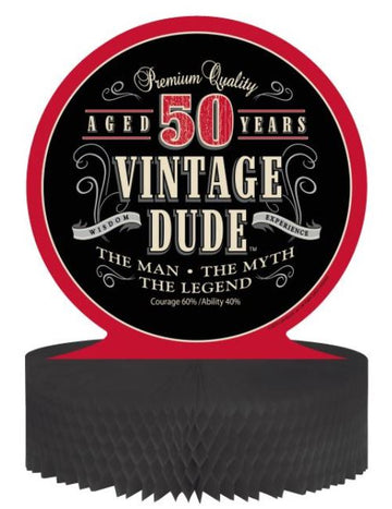 Center za satje papir vintage rojstni dan 50 let 30 x 30 cm