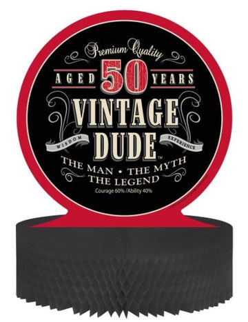 Center za satje papir vintage rojstni dan 50 let 30 x 30 cm