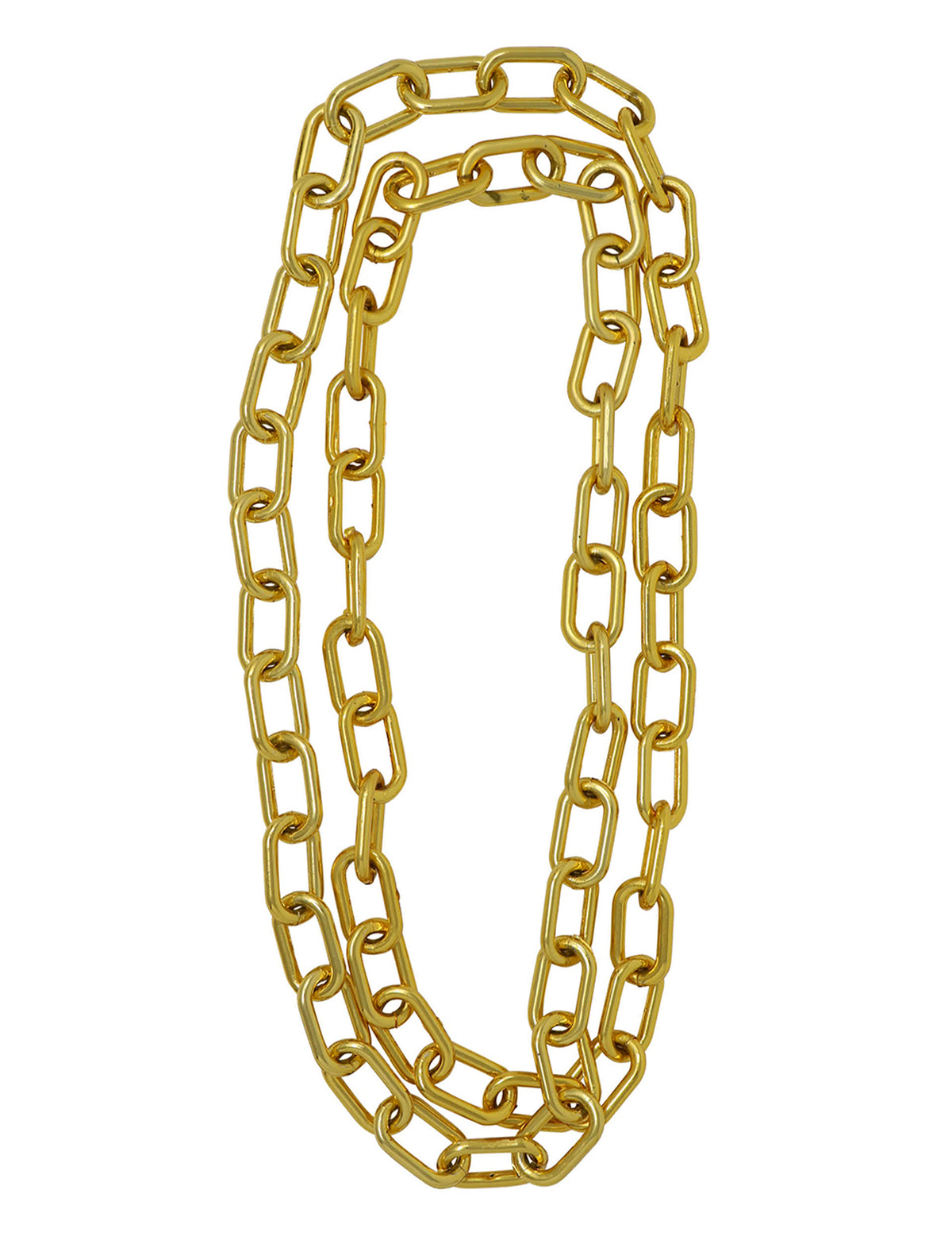 Vue de la longueur de la chaine grosse maille pour adulte