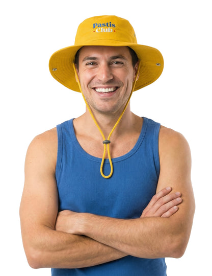 Klobuk z rumeno vrvico Pastis Club za odrasle 