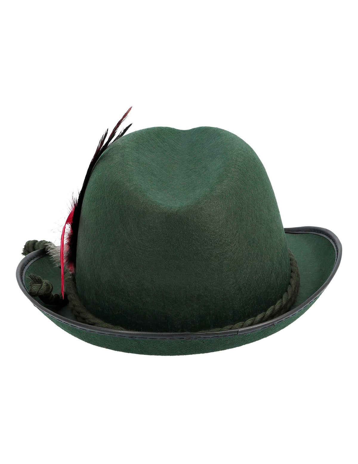 Détail de la plume et du cordon du chapeau bavarois