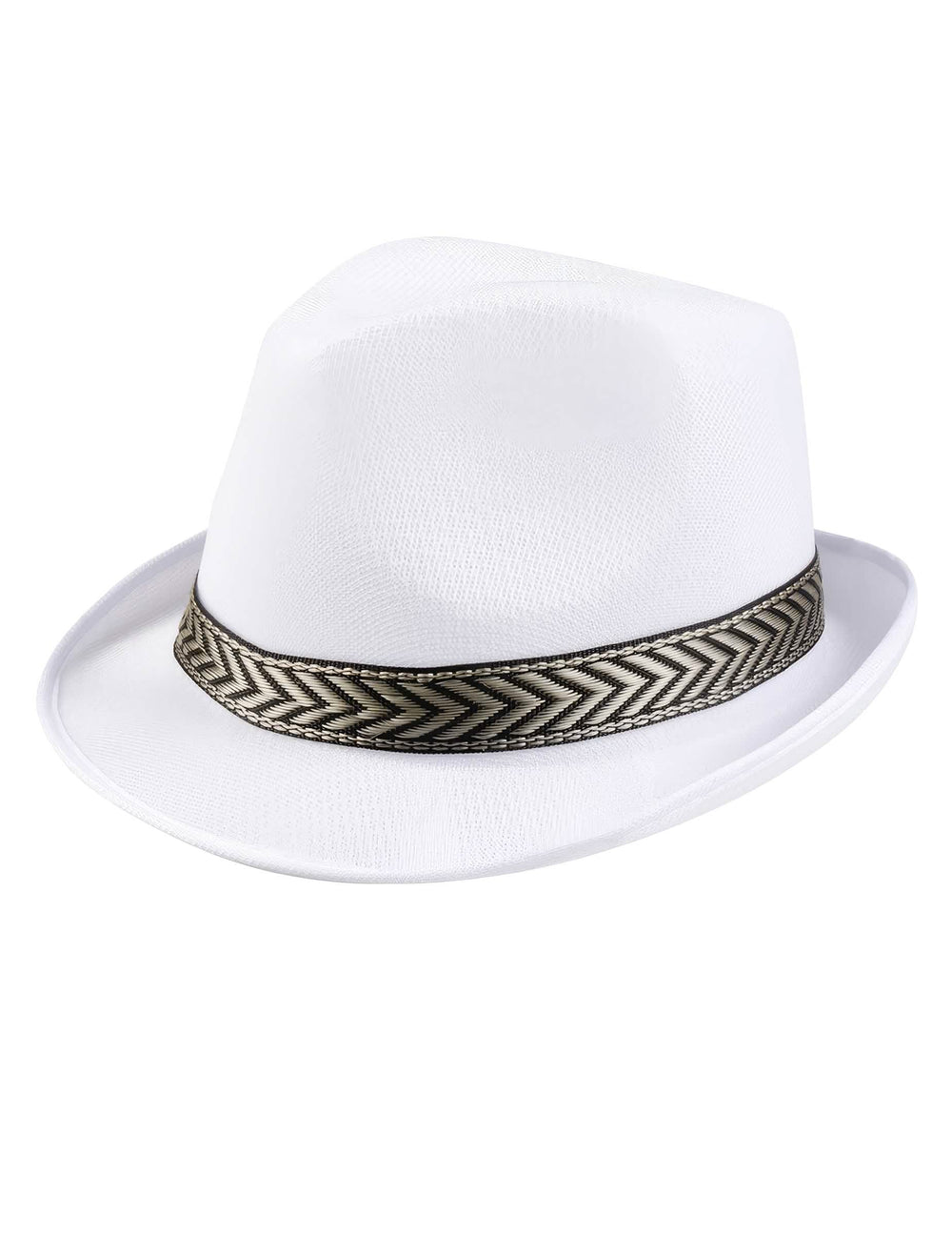 Pogled v treh četrtinah na odrasli borsalino trilby klobuk