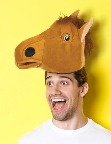 Chapeau cheval pour adulte marron