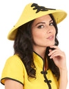 Odrasli -yellow kitajski klobuk