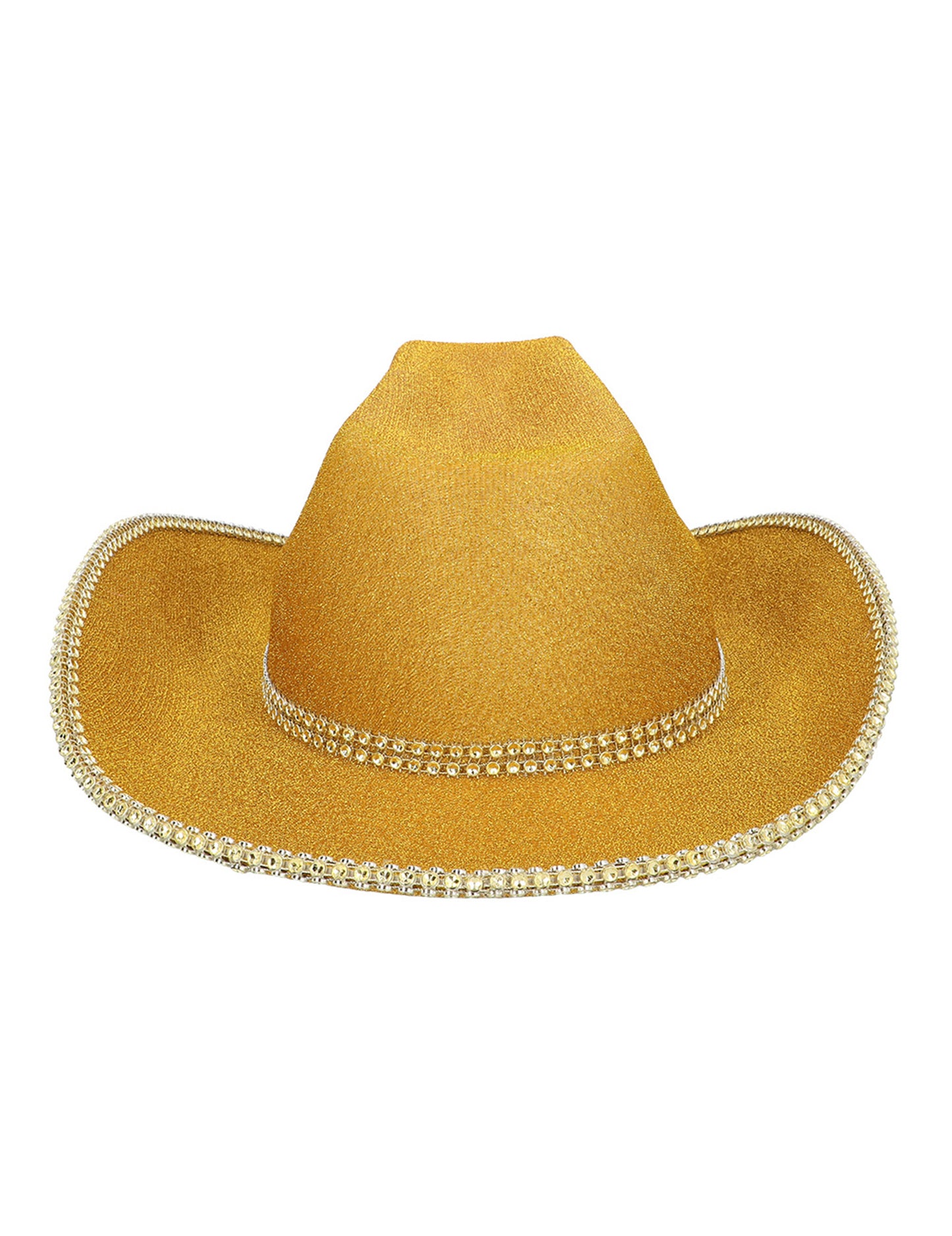 kavbojski klobuk z zlatimi bleščicami za odrasle