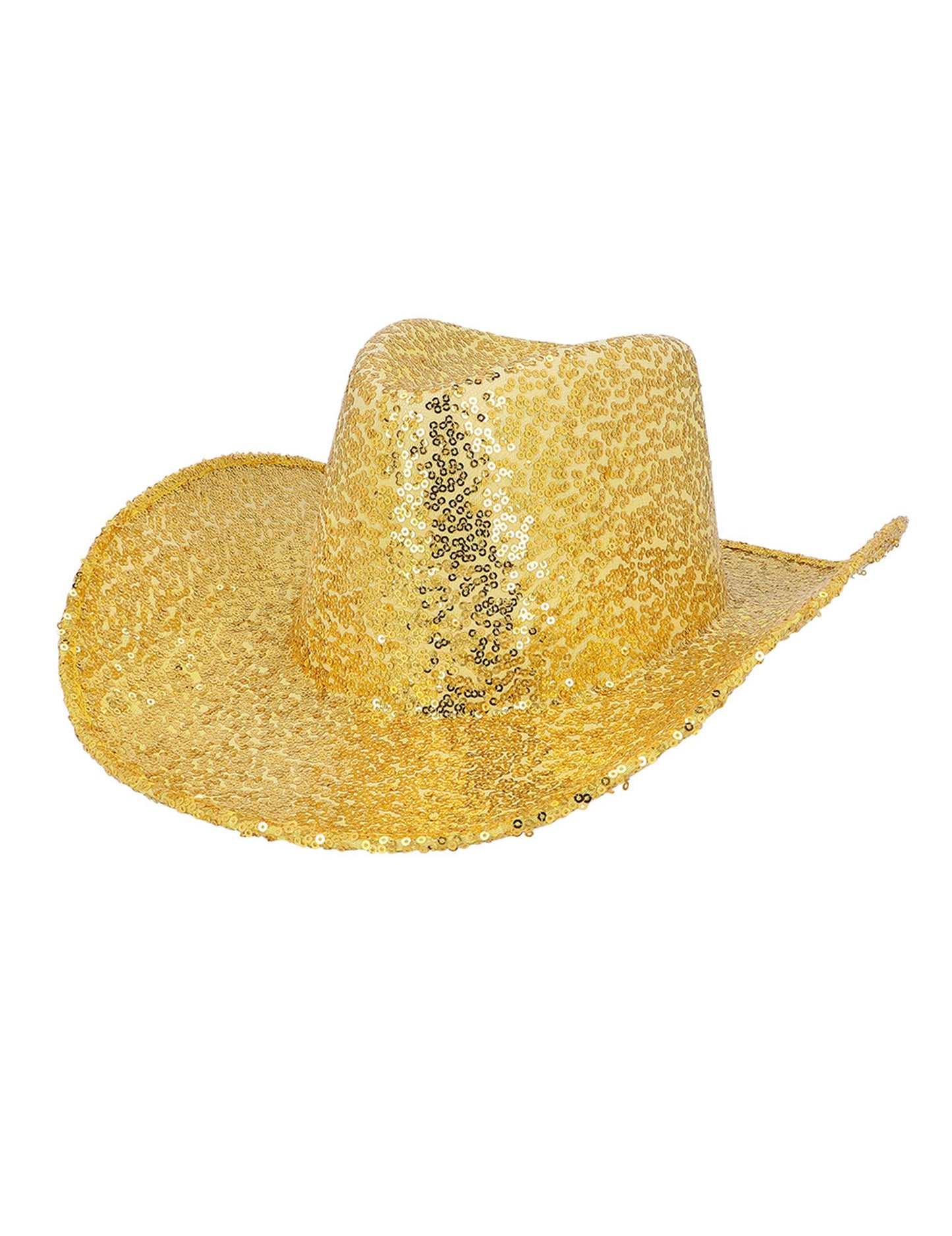 Kavbojski klobuk z zlatimi bleščicami za odrasle