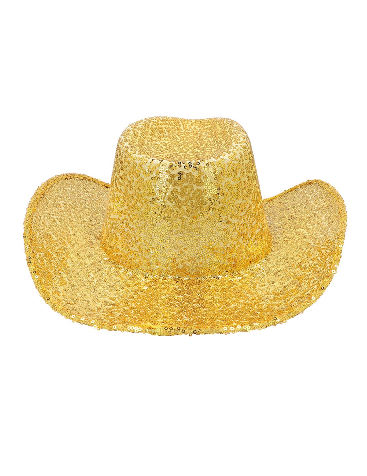 Kavbojski klobuk z zlatimi bleščicami za odrasle