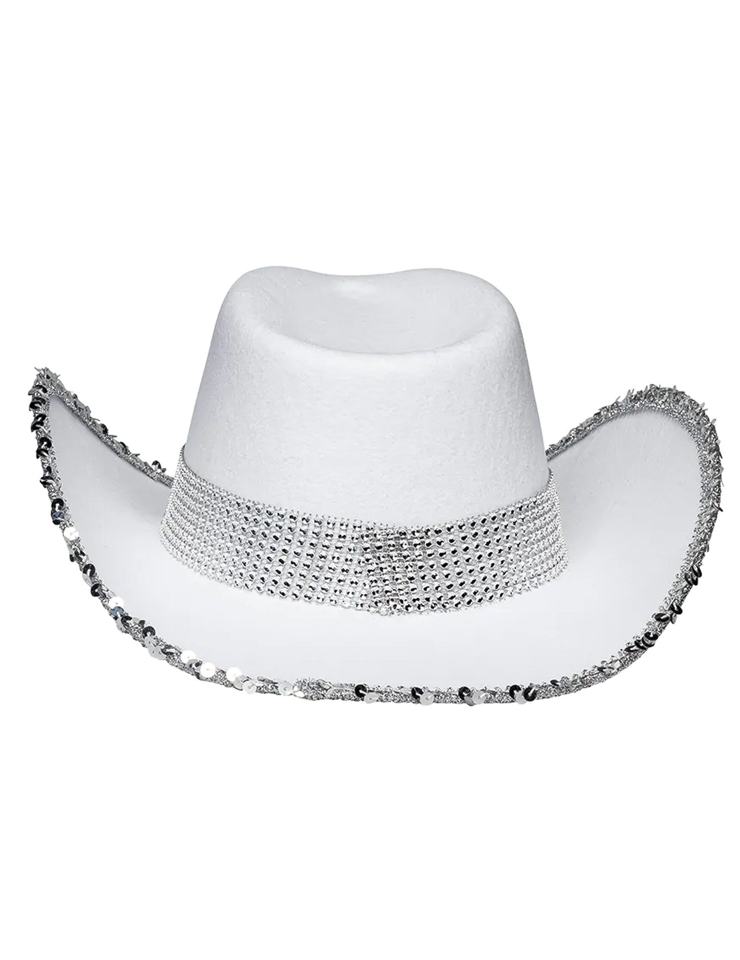 Kavbojski klobuk z odraslimi Bridle Rhinestones