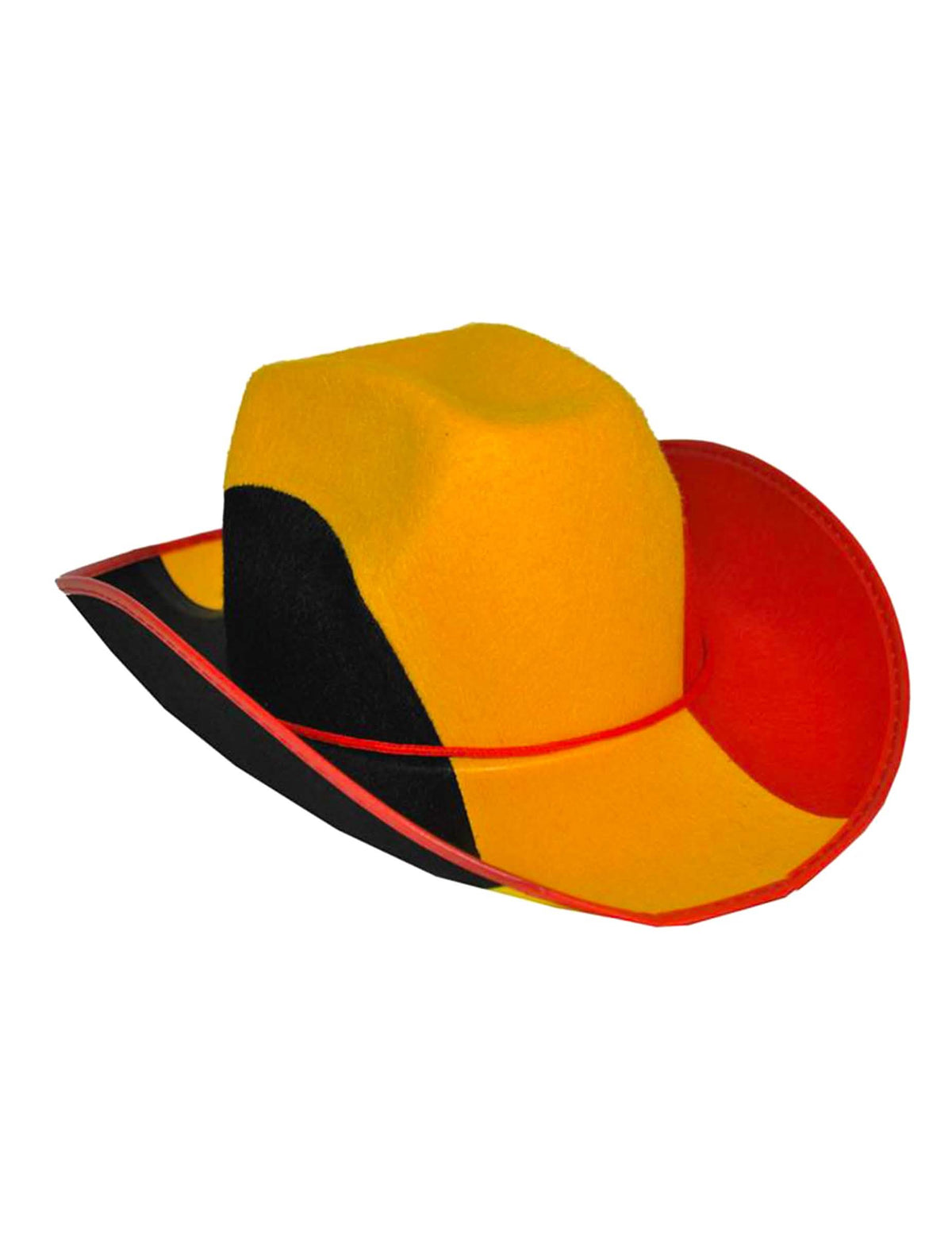 Kavbojski klobuk za odrasle navijače Belgije