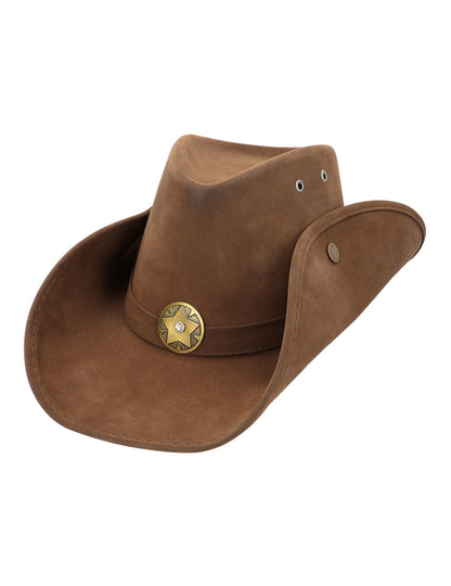 Rjava šerifova kapa za odrasle