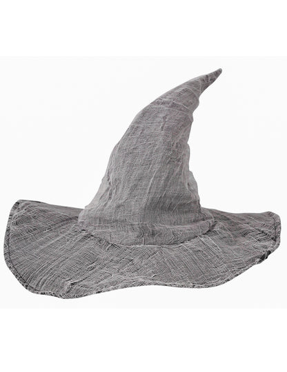 Vue de profil du chapeau de sorcier pour adulte