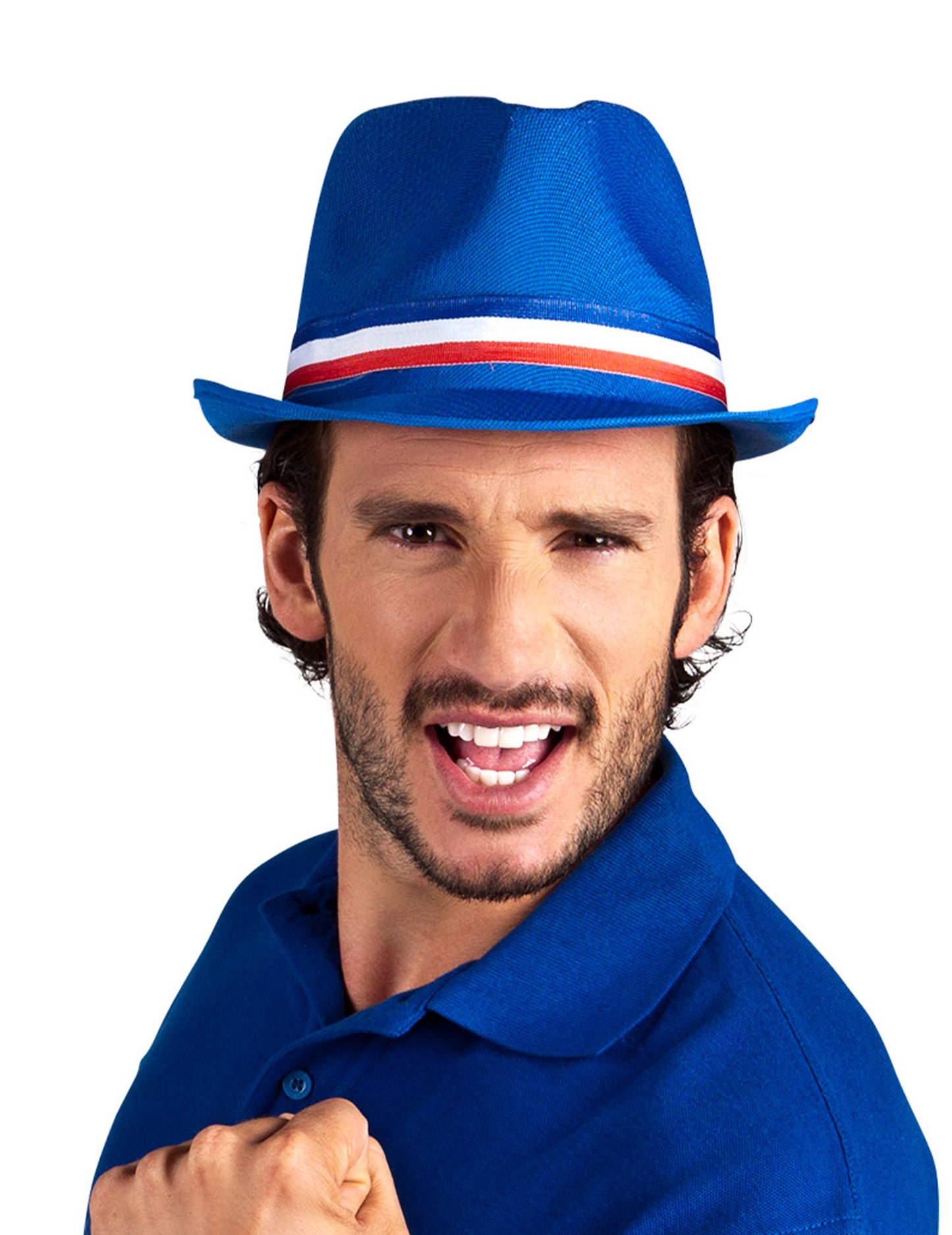 Blue gangster klobuk podpira France Adult