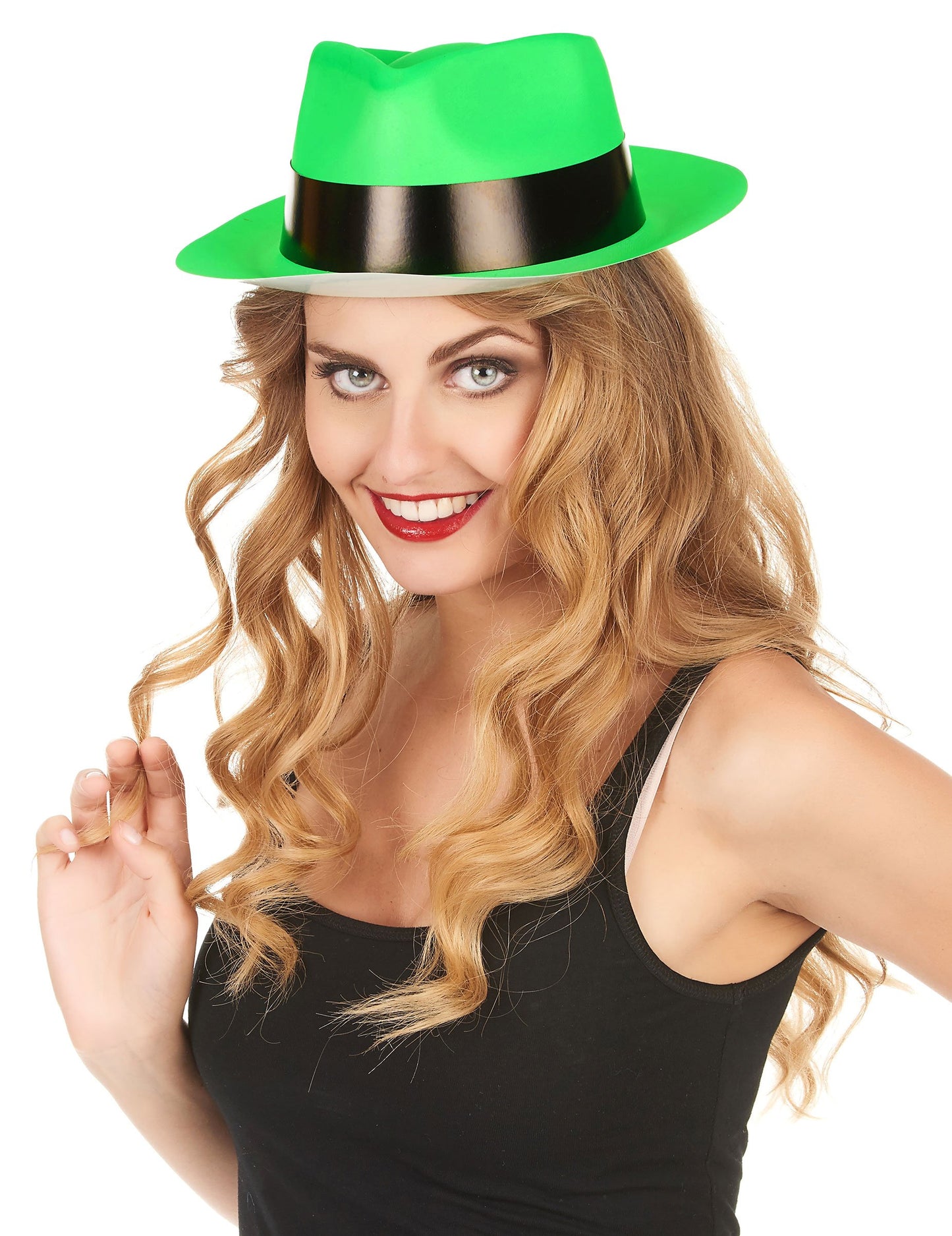 Sprednji pogled na gangster čepico