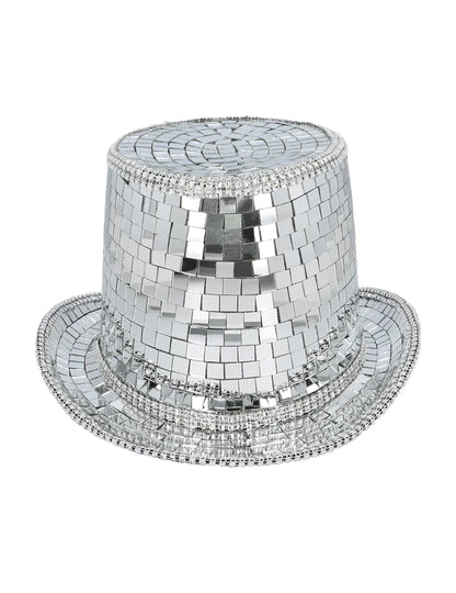 Disco cilinder klobuk z bleščicami za odrasle 