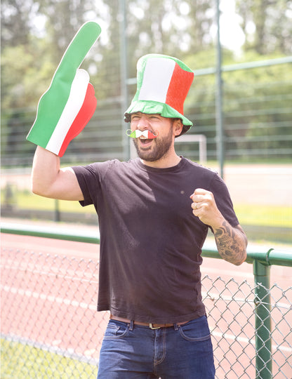 Prikaz uporabe italijanskega cilindra za navijače