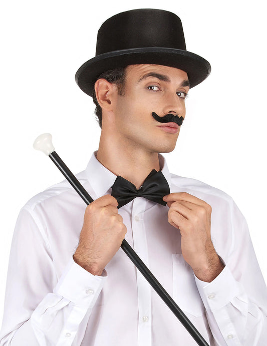 Chapeau haut de forme pour adulte noir