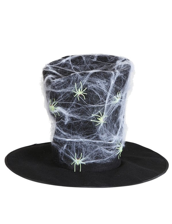 Klobuk s klobukom s pajki za halloween za odrasle
