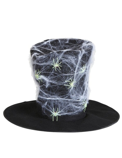 Klobuk s klobukom s pajki za halloween za odrasle