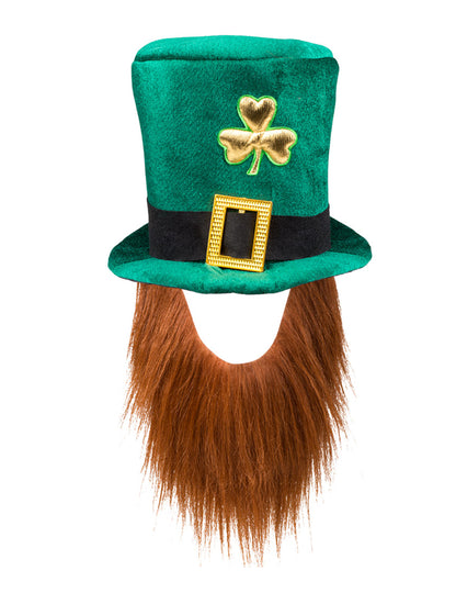 Zlada detelja za odrasle zgornji klobuk z brado Saint Patrick