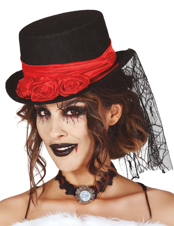 Ženski vampirski zgornji klobuk